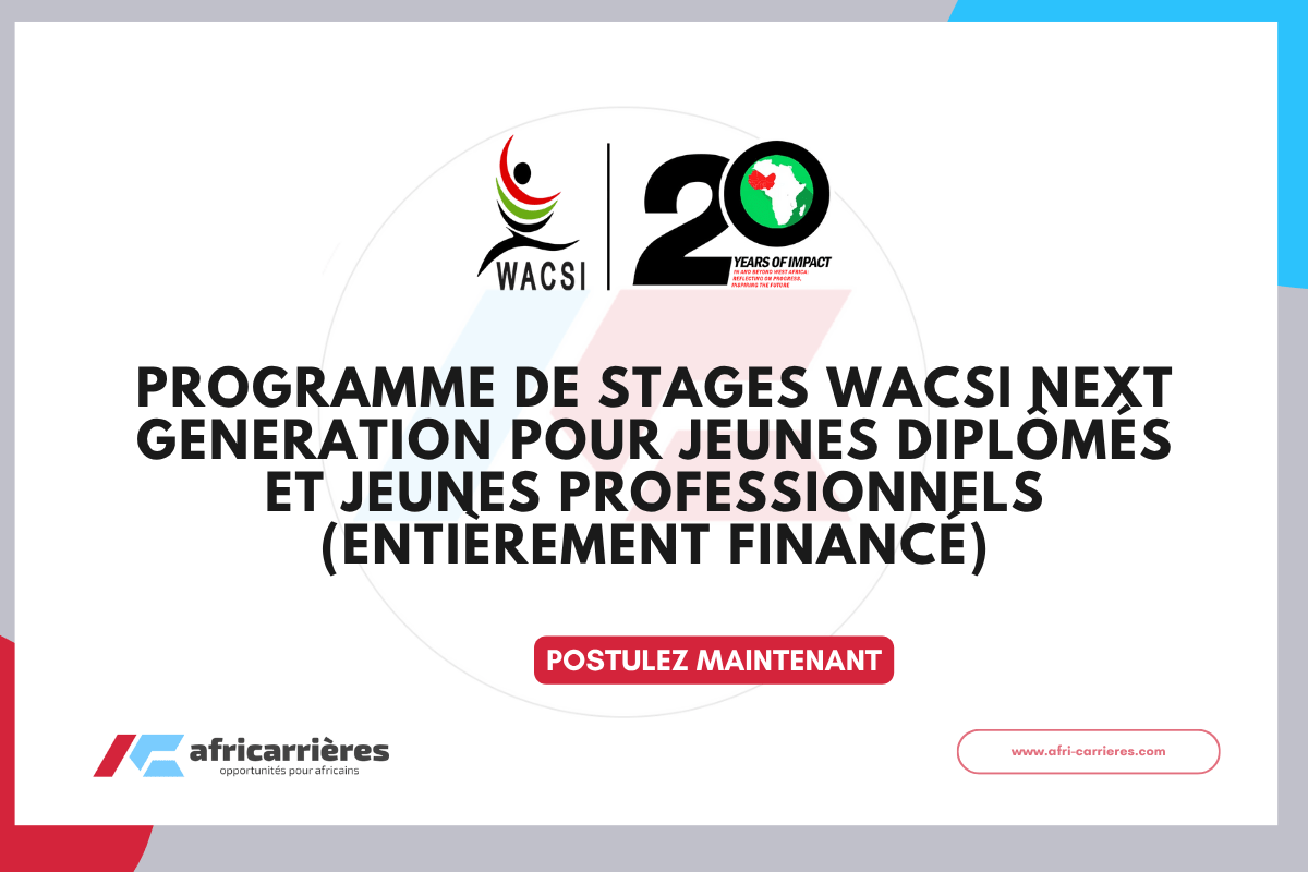 Programme de stages WACSI Next Generation ACSI