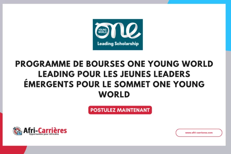 Leading Scholarship One Young World 2026