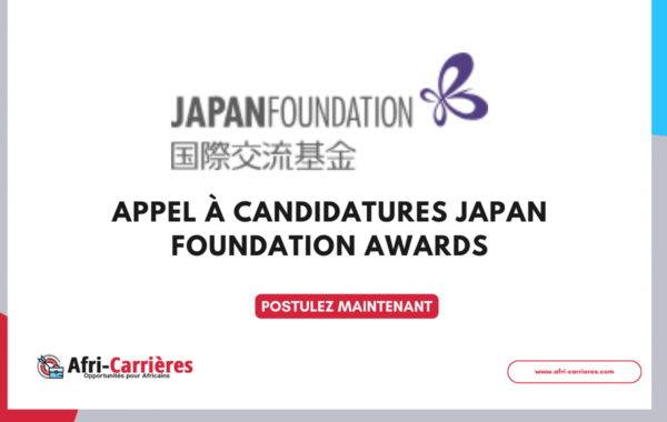 Appel a candidatures 2025 des Japan Foundation Awards
