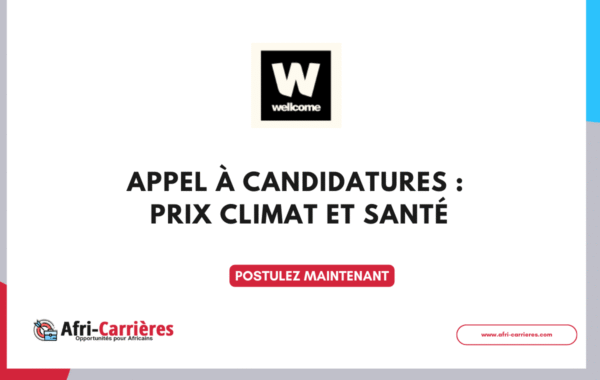 Appel a candidatures Prix Climat et Sante