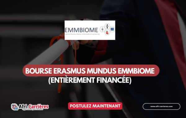 Bourse Erasmus Mundus EMMBIOME 2025 2027 entierement financee