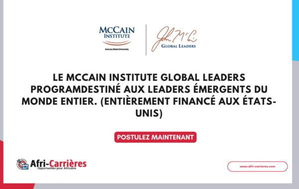 McCain Global Leaders Program 2025
