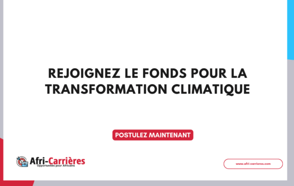 Postulez poiur la Climate Transformation Fund CTF