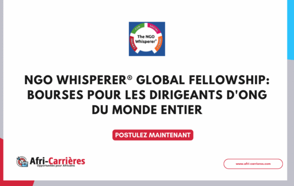 Programme de bourses ONG Whisperer pour les dirigeants dONG du monde entier