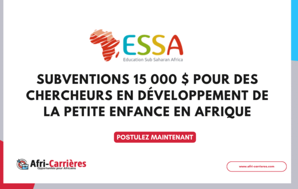 Subventions ESSA pour les chercheurs en Afrique