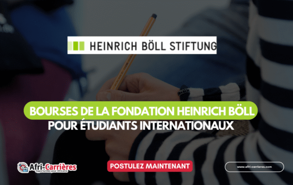 bourses Fondation Heinrich Boll 2025 pour etudiant etrangers