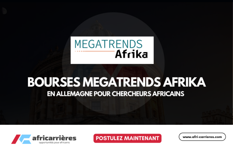 Bourses Megatrends Afrika 2026 en Allemagne pour chercheurs africains