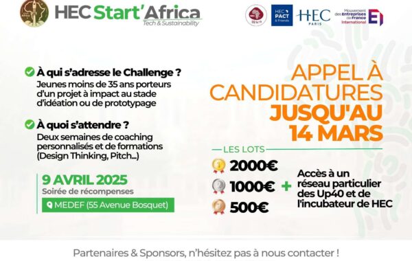 Appel a soumission pour STARTAFRICA 2025