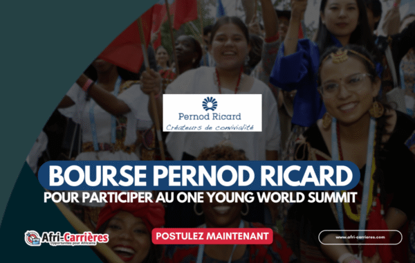 Bourse Pernod Ricard 2025 pour participer au One Young World Summit 2025