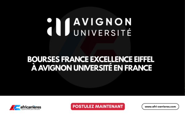 Bourses Eiffel Avignon Université 2027-2028 en France