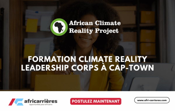 Formation Climate Reality Leadership Corps a Cap Townv