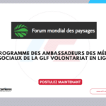 Programme des ambassadeurs des médias sociaux de la GLF 2027 volontariat en ligne