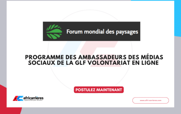 GLF Social Media Ambassadors Program 2027 volontariat en ligne