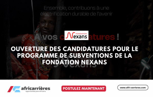 Ouverture des candidatures pour le Programme de Subventions 2025 de la Fondation Nexans