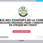 2e édition du Prix des startups de la CEDEAO pour startups à fort impact