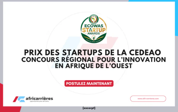 Prix des Startups de la CEDEAO 2026 Concours régional pour l’innovation en Afrique de l’Ouest