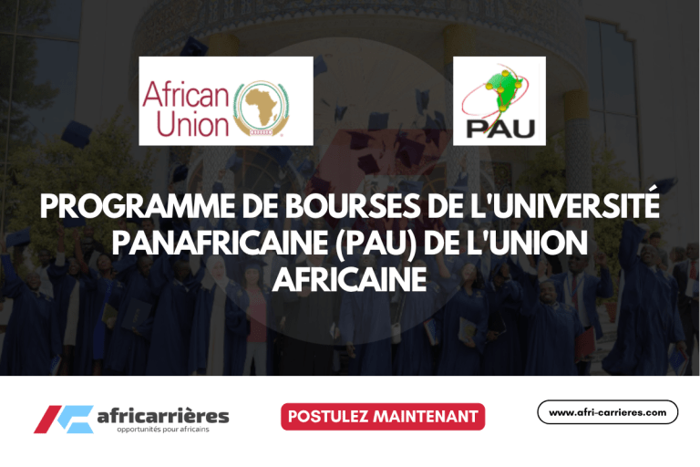 Programme de Bourses de l'Université Panafricaine (PAU) 2026-2027 de l'Union Africaine