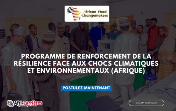 Programme de renforcement de la resilience face aux chocs climatiques et environnementaux Afrique 1