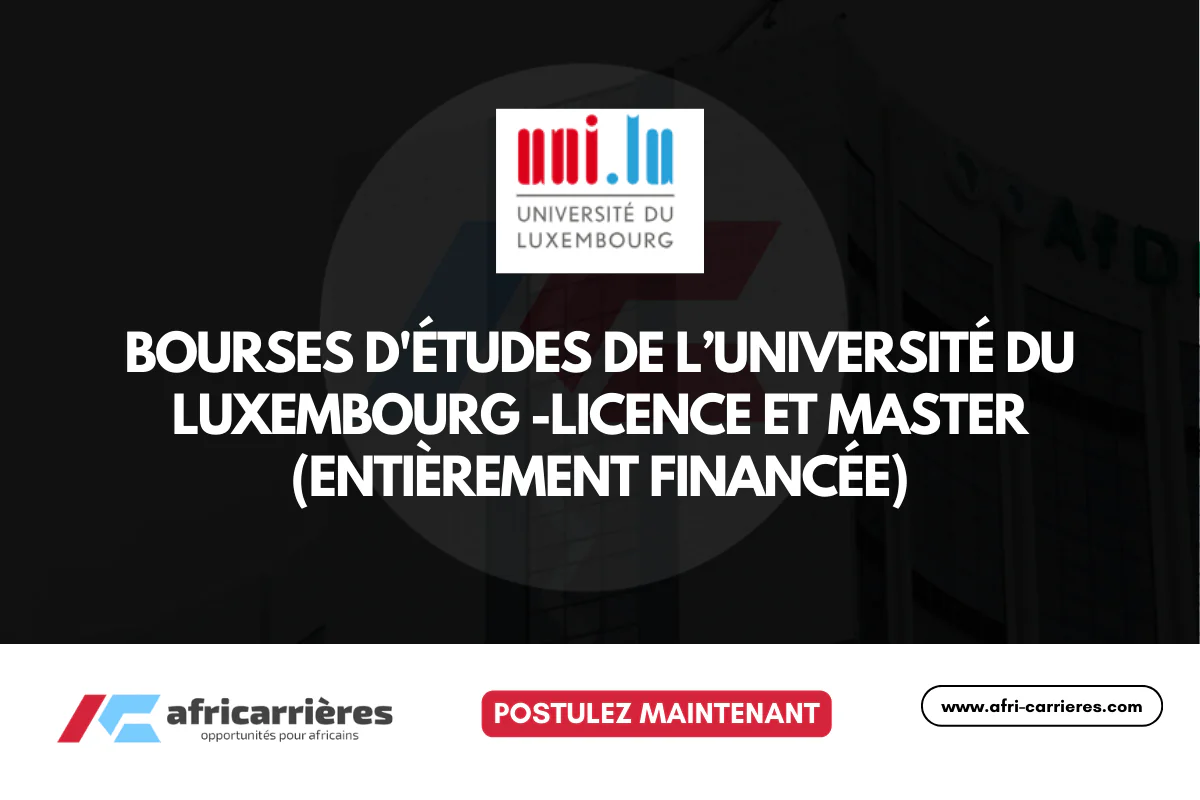 Programme de bourses de l'université du luxembourg 2026-2027