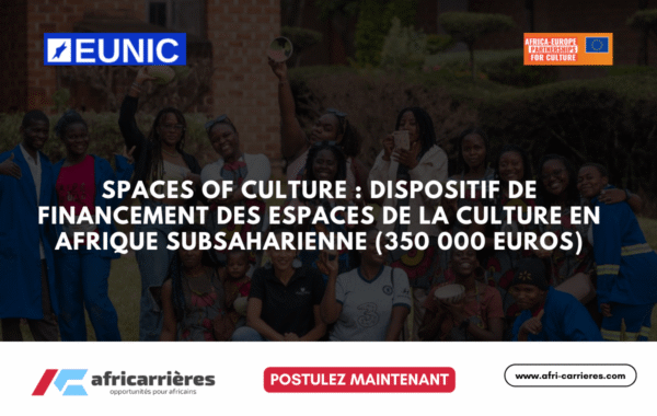 Appel a propositions Spaces of Culture 2025 pour espaces culturelles en Afrique subsaharienne