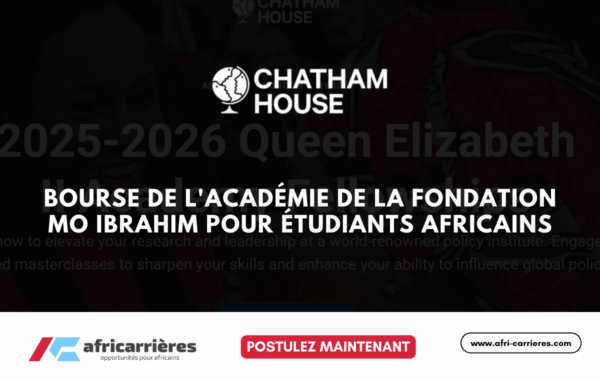 Bourse de lAcademie de la Fondation Mo Ibrahim 2025 pour etudiants africains