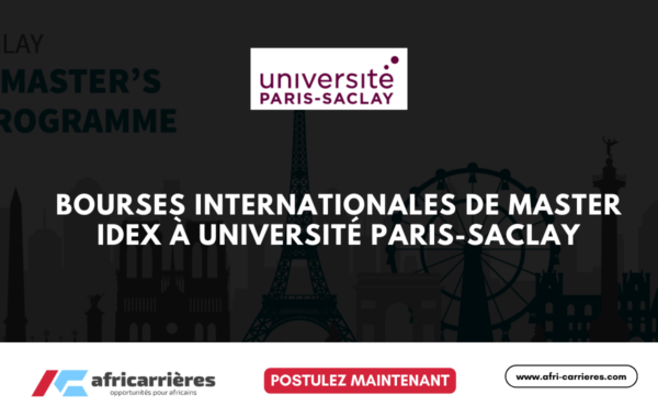 Bourses internationales de master IDEX 2025 2026 a Universite Paris Saclay