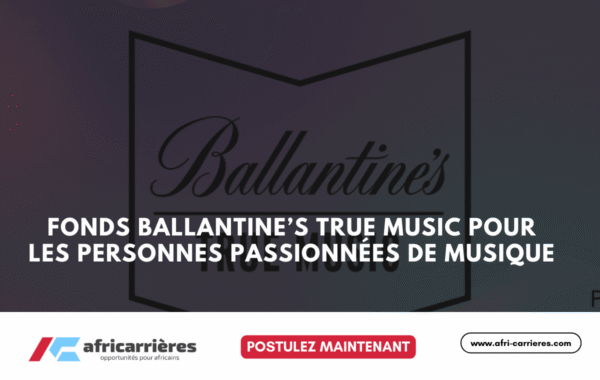 Fonds Ballantines True Music 2025 pour les personnes passionnees de musique