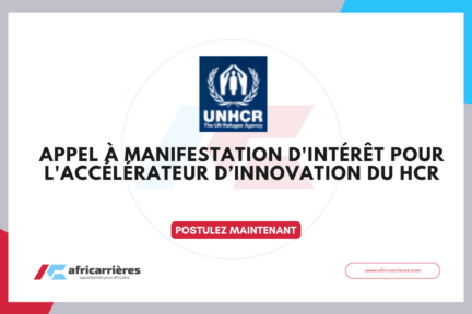 Appel à manifestation d'intérêt pour l'Accélérateur d’innovation du HCR 2026