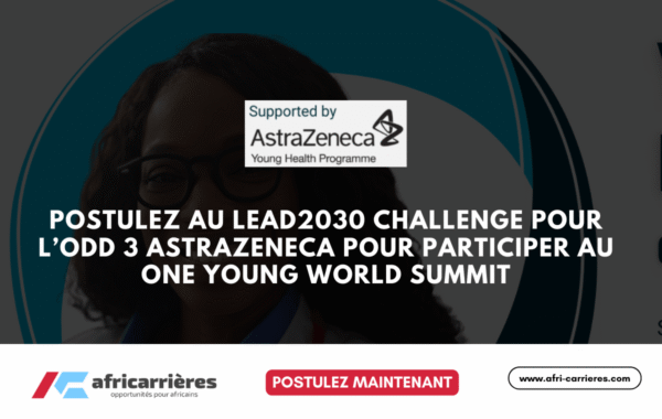 One Young World Lead2030 Challenge AstraZeneca 2025 pour le Sommet