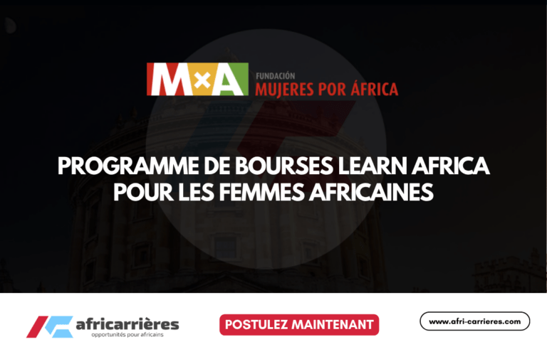 Programme de Bourses Learn Africa 2026 +100 pour les femmes africaines