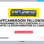 AFFCameroon Fellowship 2026 | Programme de fact-checking et lutte contre la désinformation au Cameroun