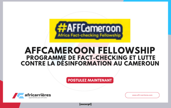 programme Fellowship Africa Fact-Checking (AFFCameroon) 2026