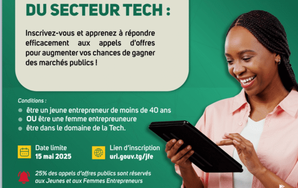 Appel a jeunes et femmes entrepreneurs du secteur Tech