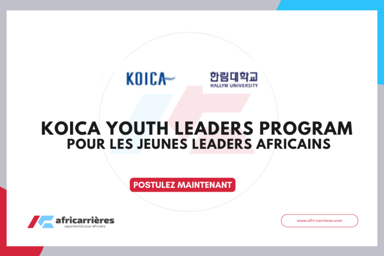 Programme KOICA Youth Leaders 2026-2027 pour les jeunes leaders africains