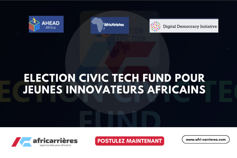 ELECTION CIVIC TECH FUND 2025 pour jeunes innovateurs africains