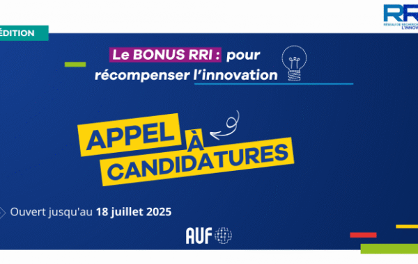 Lancement de la 4e edition du BONUS RRI 2025
