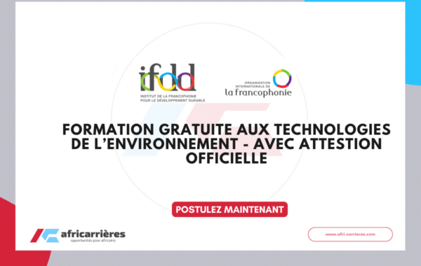 MOOC Technologies de l’Environnement - Formation Gratuite pour tous