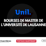 Bourses de Master de l’Université de Lausanne 2027/2028