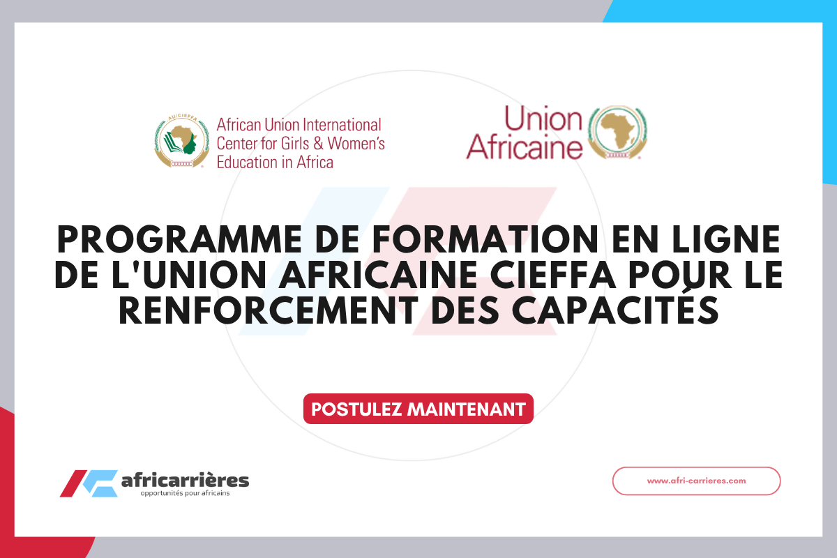 Programme de Formation en Ligne CIEFFA UA 2026 pour femmes africains