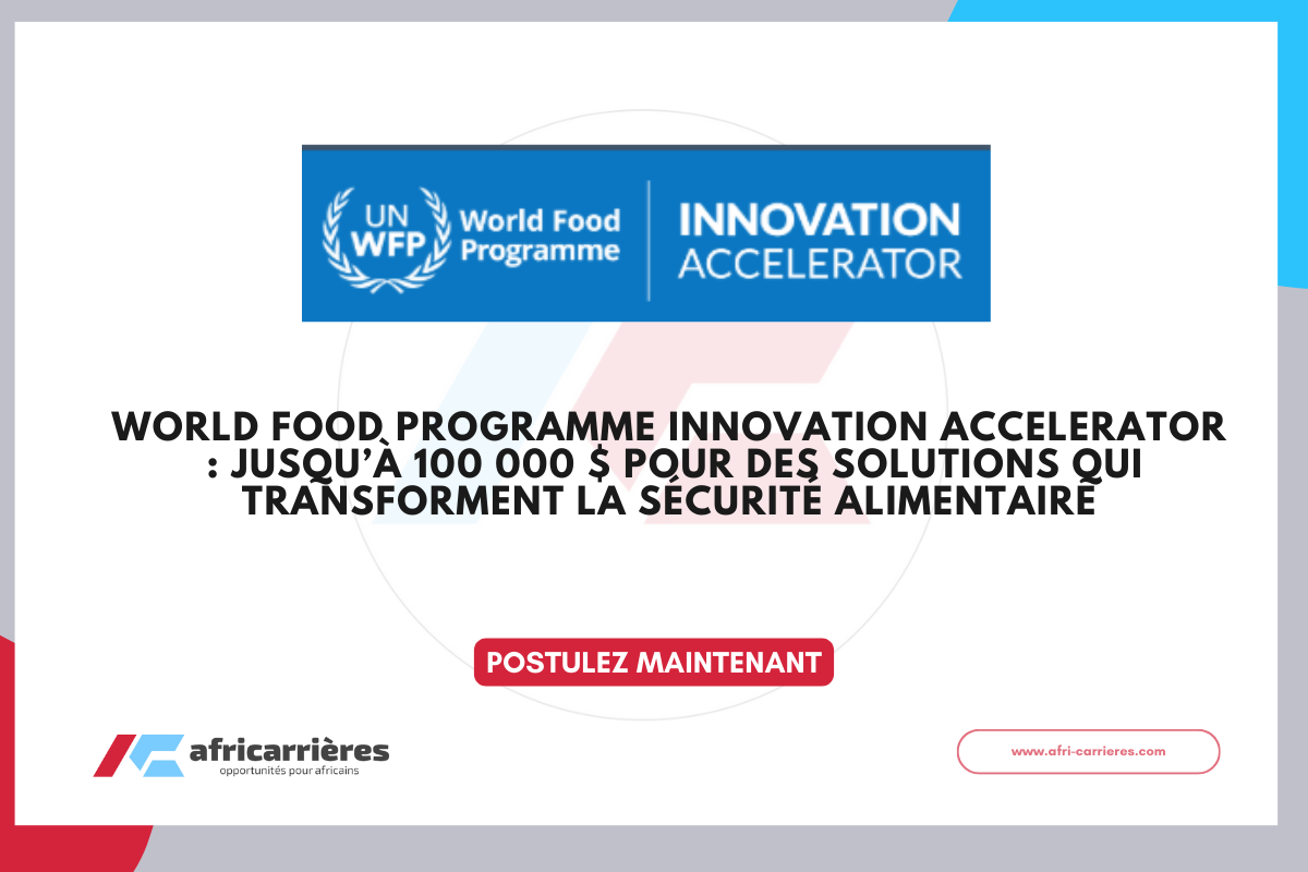 World Food Programme Innovation Accelerator 2026