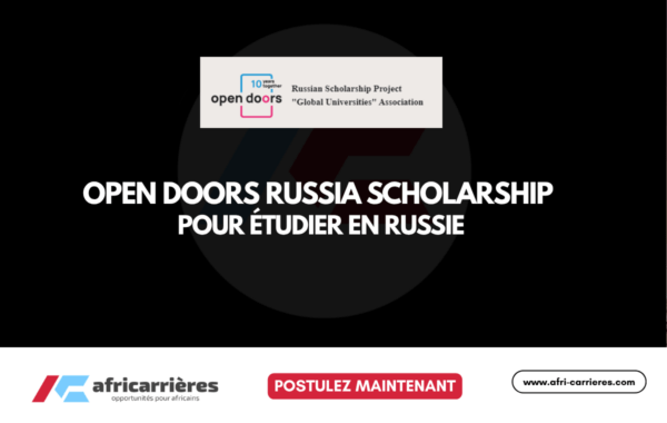 Open Doors Russia Scholarship 2027 pour étudier en Russie