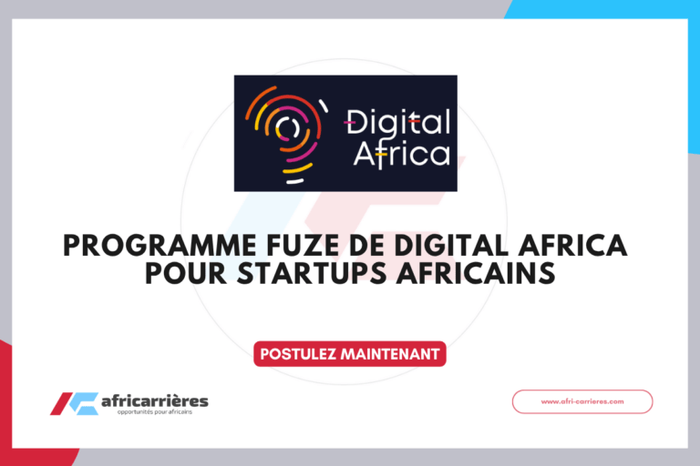 Programme FUZE Digital Africa 2026 pour startups africains