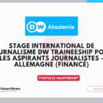 Stage international de journalisme DW Traineeship 2028-2029 pour les aspirants journalistes - Allemagne (financé) 2 Stage international de journalisme DW Traineeship 2028-2029 pour les aspirants journalistes – Allemagne (financé)