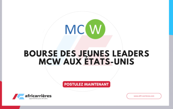 Bourse des Jeunes Leaders MCW 2026 aux Etats Unis