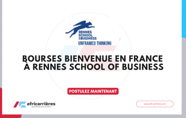Bourses Bienvenue en France 2026 a Rennes School of Business