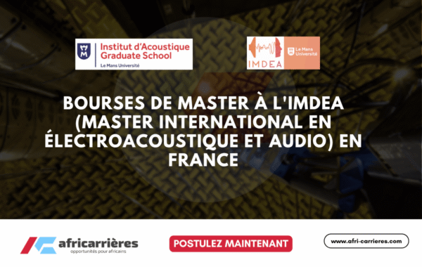 Bourses de master a lIMDEA 2026 Master international en electroacoustique et audio en France