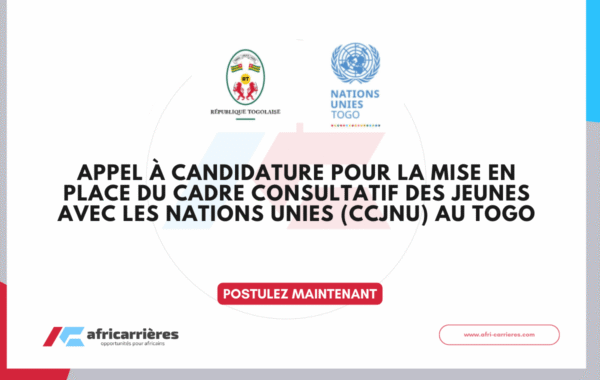 Candidatez au CCJNU Cadre Consultatif des Jeunes 2025
