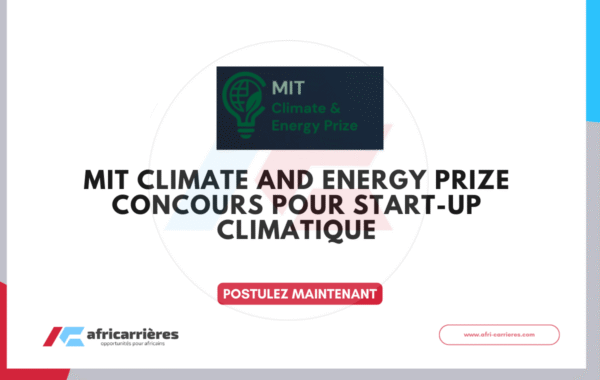 MIT Climate and Energy Prize 2025 concours pour start up climatique