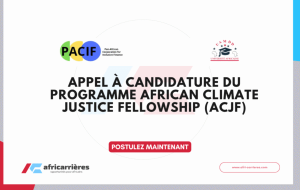 Programme African Climate Justice Fellowship ACJF 2025