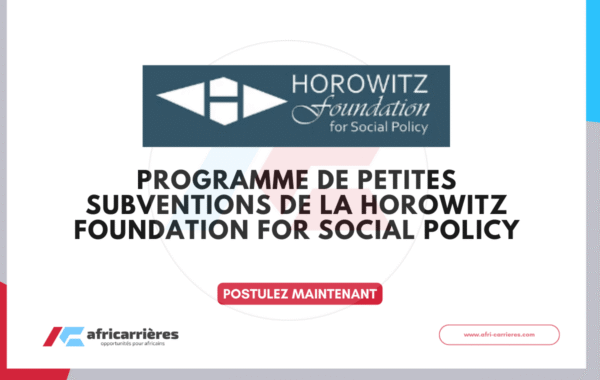 Programme de petites subventions de la Horowitz Foundation for Social Policy 2026